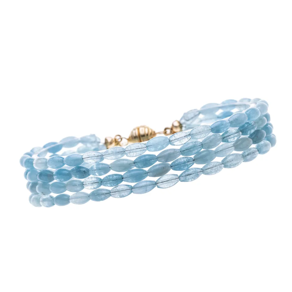 Aquamarin Armband