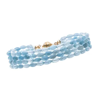 Aquamarin Armband